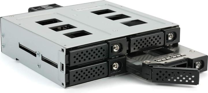 Produktbild Fantec MR-SA1242-12G SAS 12G & SATA 6G 1x5,25" für 4x2.5" SSD/HDD schwarz