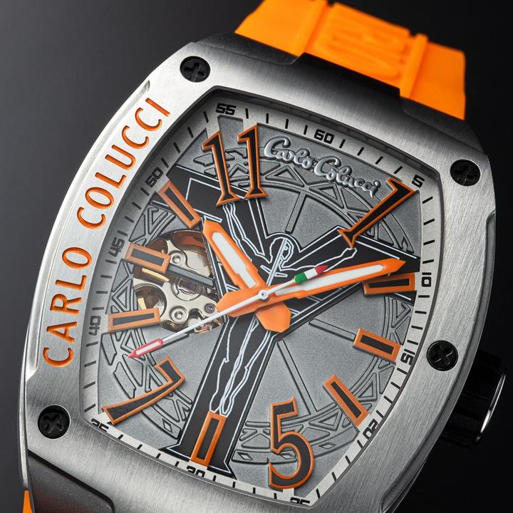 Produktbild Carlo Colucci Automatisch aus hochwertigem Edelstahl, wasserdicht bis 5 ATM