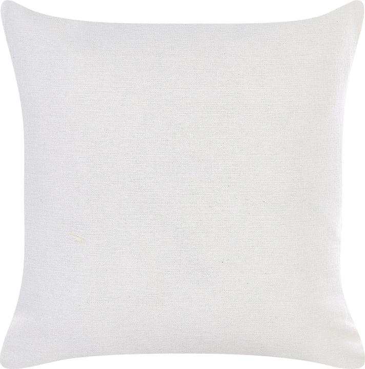Produktbild Beliani Dekokissen Samt Weiss Tiermotiv 45 x 45 cm 2er Set MARULA (45 x 45 cm)