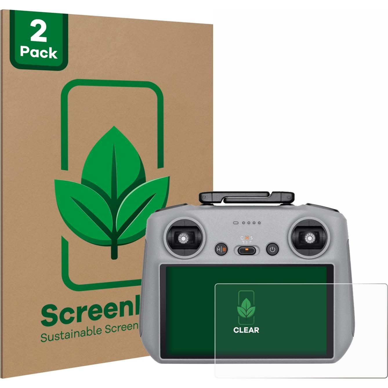 ScreenLeaf Schutzfolie nachhaltiger Displayschutz Displayschutzfolie Folie Klar Transparent (Drohnen Displayschutz, DJI ...