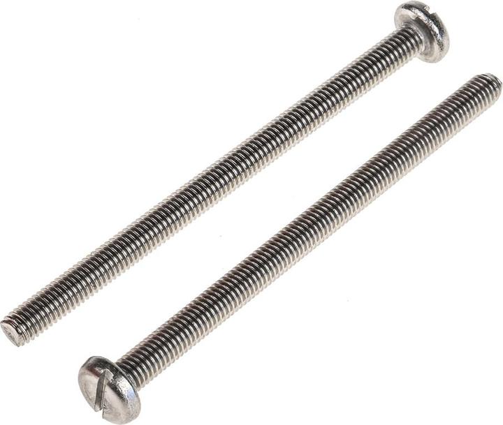 Produktbild RS PRO A2 s/steel slot pan head screw,M5x75mm (1 Schrauben pro Stück)