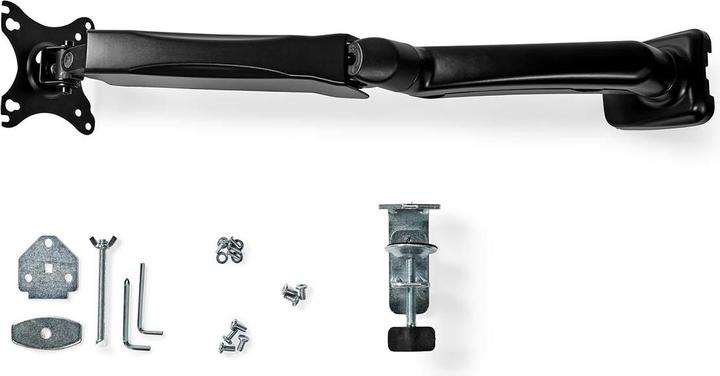 Actual product image Nedis Desk Monitor Holder | Gas Spring | 1 Screen(s) | 15 - 32 " | 75x75 / 100x100 | Vol (Table, 32")