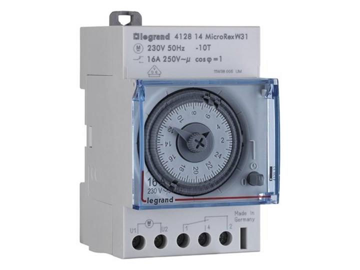 Legrand MicroRex W31 230V 50Hz 412814 Wochenschaltuhr,syn.