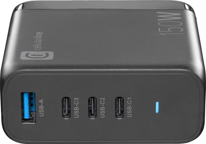 Produktbild Cellularline Multipower Desk 150W Reiselader 4 Port GaN (150 W, 4 Ports)