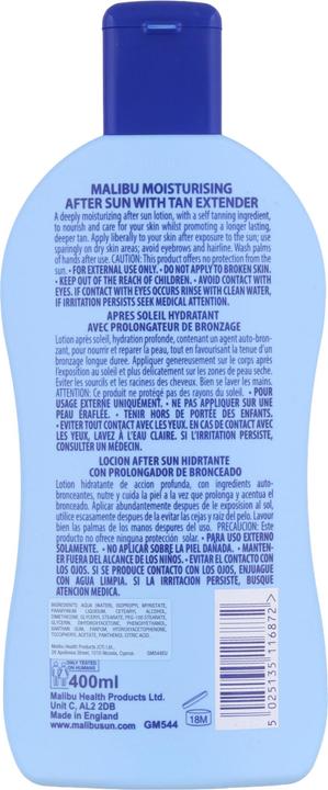 Actual product image Malibu after sun moisturiser after sunbathing 400 ml (400 ml, After Sun Lotion)