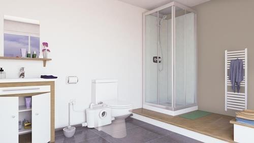 Actual product image SFA SaniPro XR UP small WC lifting unit