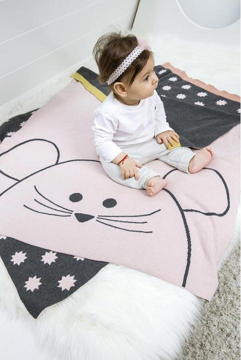 Produktbild Lässig Strickdecke (75 x 100 cm)