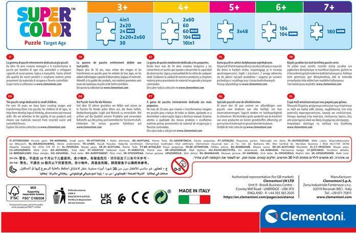 Immagine prodotto Clementoni Puzzle Sonic, 4in1 (12 pezzi)