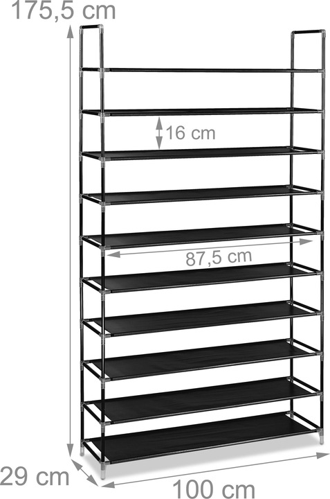 Immagine prodotto Relaxdays Baylee (100 x 29 x 175,5 cm)