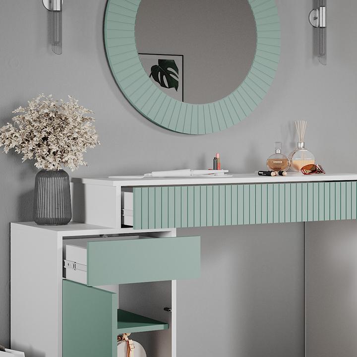 Actual product image Vicco Arles with stool (120 x 40 x 77 cm)