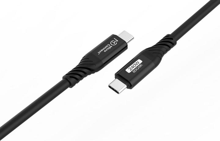 Produktbild MicroConnect Premium USB4 Gen 4 USB-C (0.50 m, USB 4, 240 W)