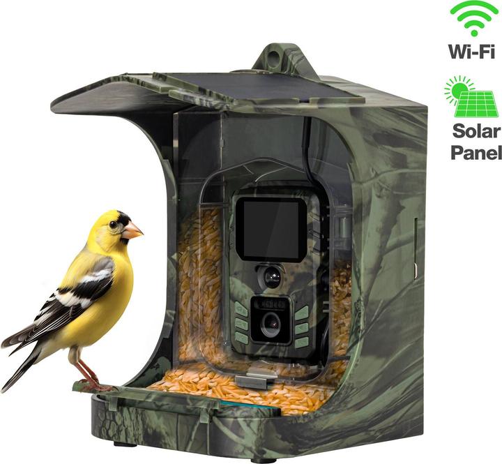 Produktbild Evolveo StrongVision BirdFeeder - Smart Bird Feeder with Camera and Solar Panel