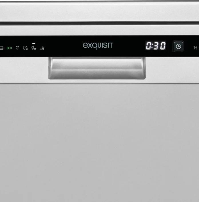 Produktbild Exquisit GSP6312-030D silber, Geschirrspüler (Standgerät)