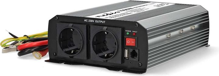 Immagine prodotto Nedis Inverter di potenza a onde sinusoidali modificate - Tensione di ingresso: 24 V DC - Connessione di