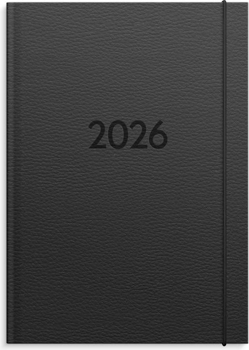 Produktbild Vega A5, Agency Schwarz Horizontal 2026 (A5, 1 Woche / 2 Seiten)