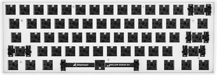 Sharkoon SKILLER SGK50 S4 Barbone (weiss, ANSI-Layout) (Barebone, Kabelgebunden)