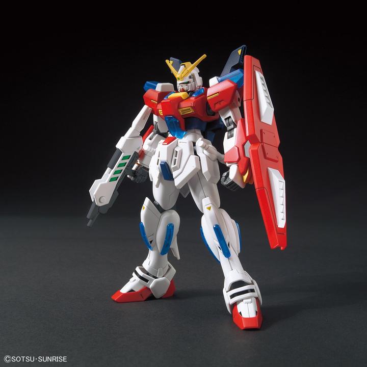Actual product image Bandai GUNDAM Build Fighters - Model Kit - HG 1/144 - Star Burning Gundam