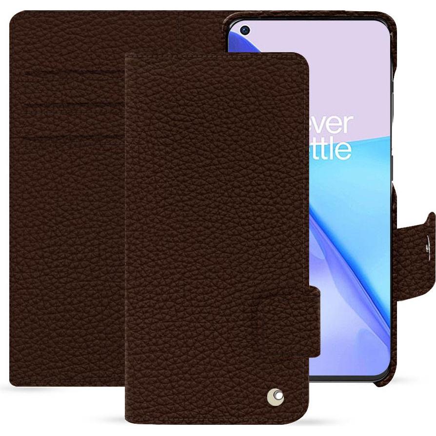 Noreve Lederschutzhülle OnePlus 11 (OnePlus 11), Smartphone Hülle, Braun