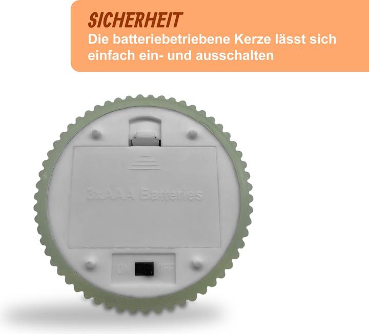 Produktbild Relaxdays 4x LED-Kerzen (4x)