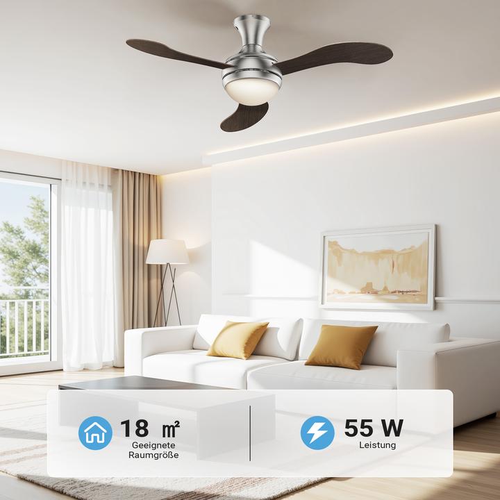 Actual product image Wiltec Ceiling fan (55 dB)