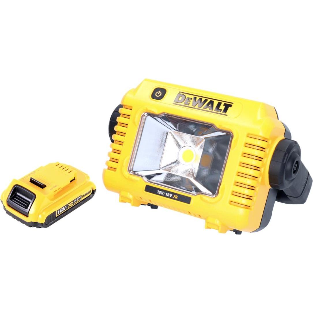 Thumbnail - DeWalt, Arbeitsleuchte, DCL 077 Akku LED Arbeitsstrahler 12 V 18 V 2000 lm IP54 + 1x Akku 2,0 Ah - ohne Ladegerät (2000 ...