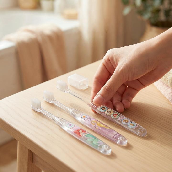 Image du produit Disney Brosse à dents Princesse Clear - Lot de 3 (Souple, 3 x)