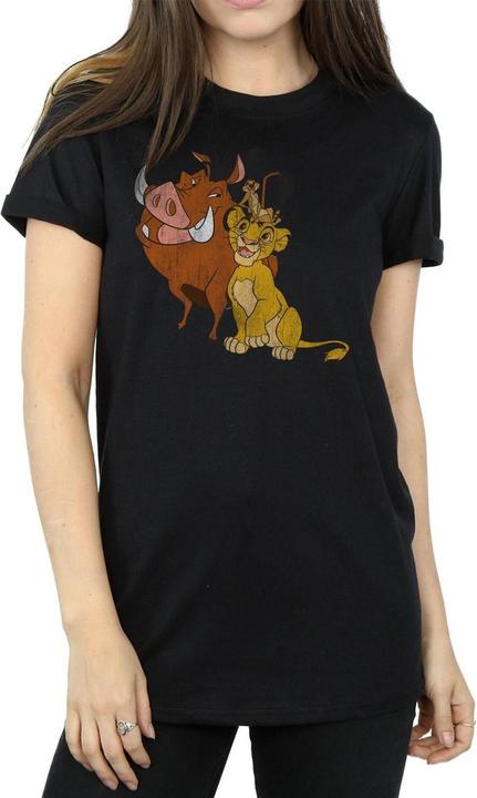 Immagine prodotto The Lion King Classic Maglietta Ampia Simba Timon & Pumba Donna (L)