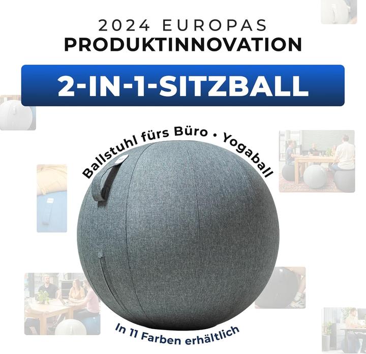 Image du produit Backerz Ergonomischer Sitzball für Büro und Homeoffice (65 cm) (65 cm)
