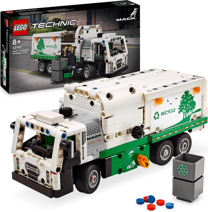 Actual product image LEGO 42167 Mack® LR Electric Garbage Truck (42167, LEGO Technic)