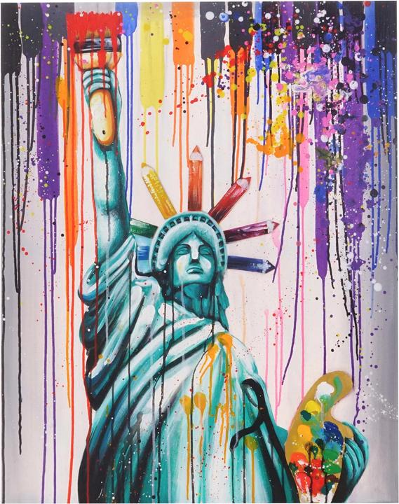 Produktbild MCW Wandbild Freiheitsstatue (100 x 80 x 3.5 cm)