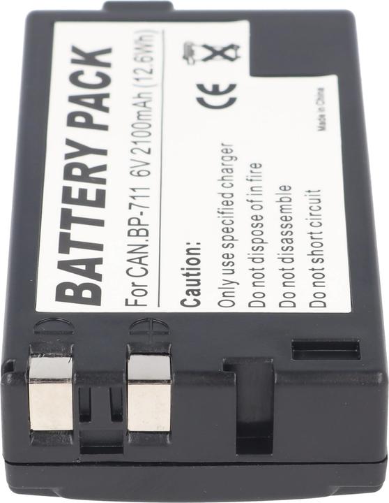 Actual product image AccuCell Akku Canon BP-711, BP-714, BP-726 (Camera battery)