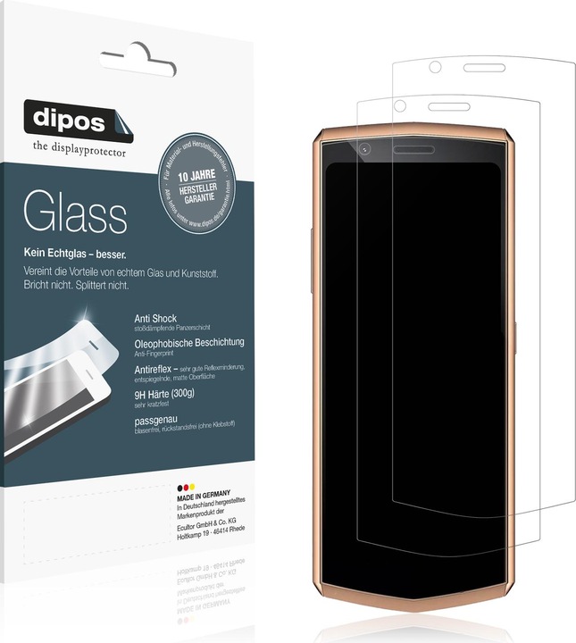 Produktbild Dipos Anti-Shock Displayschutz Matt 9H (1 Stück, Cubot Pocket 3)