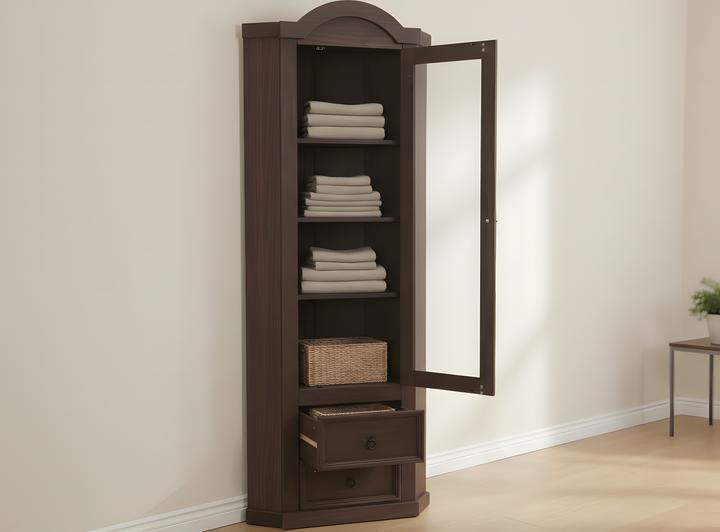 Produktbild Ebuy24 Eckschrank New Mexico (57 x 51 x 200 cm)