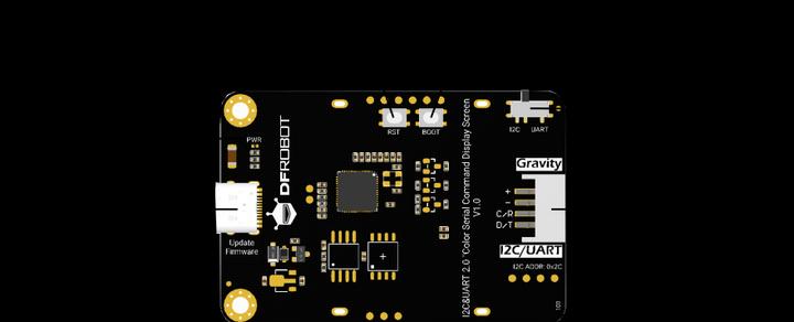 Immagine prodotto DFRobot ESP32-S3 Display IPS LVGL a gravità da 2,0 pollici 320×240