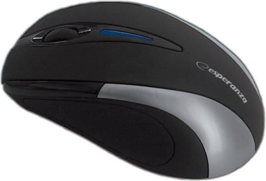 Actual product image Esperanza Bezprzewodowa Mysz optyczna EM101S USB, 2.4 GHz, NANO odbiornik (Wireless)
