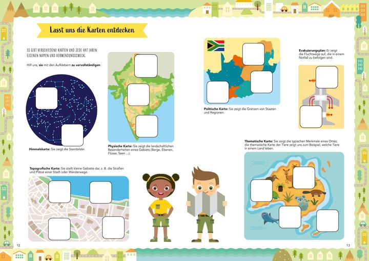 Immagine prodotto Alles über Landkarten. Lerne Karten lesen und zeichne die Welt (Verrückt nach Geographie (Tedesco, Agnese Baruzzi, Massimo Miato, Paola Misesti, 2024)