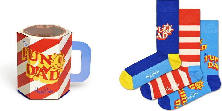 Immagine prodotto Happy Socks Father Of The Year Gift Set (confezione da 3, 41 - 46)