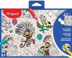 Immagine prodotto Maped Borsa di lino, (L)230 x (A)300 mm, stampata, bianca