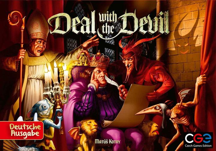 Actual product image Czech games edition Deal with the Devil, board game, for 4 players, from 14 years (DE edition) (German, 4 Players)