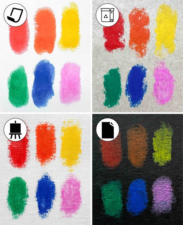 Immagine prodotto I Am Creative Pastelli a cera classici, 6 colori (6x)