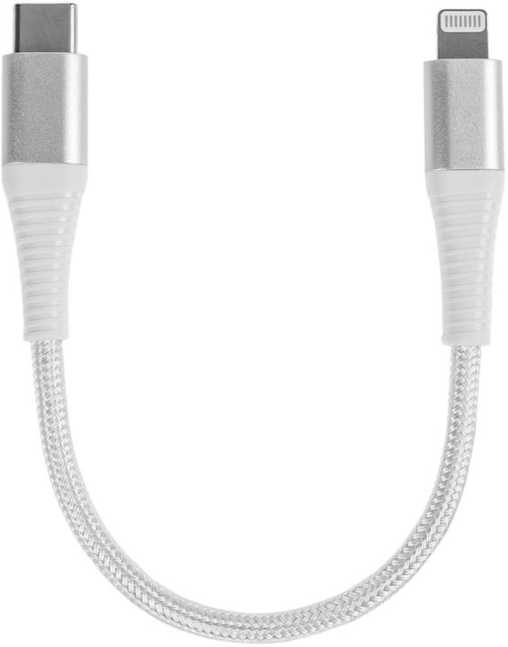 Produktbild Onit USB 2.0-Kabel MFi USB C - Lightning 0.1 m, Weiss (0.10 m, USB 2.0, 30 W)