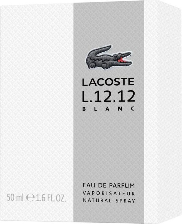 Actual product image Lacoste L.12.12 Blanc EDP 50 ml (Eau de parfum, 50 ml)
