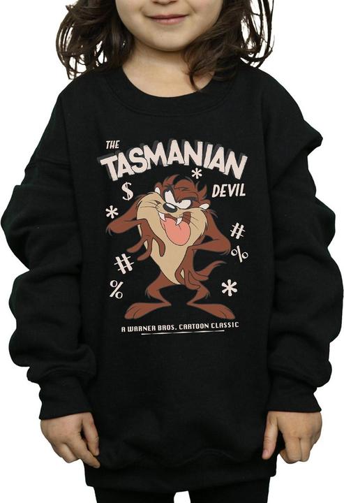 Produktbild Looney Tunes Vintage Tasmanian Devil Sweatshirt Mädchen (116)