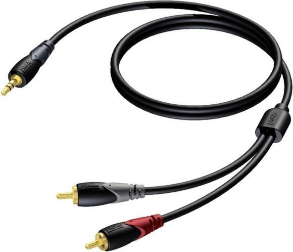 Actual product image Procab Cla711 (3 m, 3.5mm jack (AUX), Cinch)