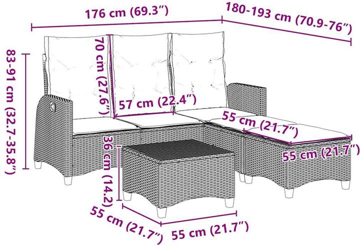 Produktbild vidaXL Shane