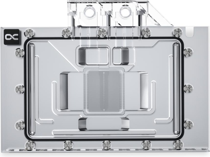 Actual product image Alphacool Ice Block Aurora Acrylic GPX-N RTX 4080 Reference Design with Backplate