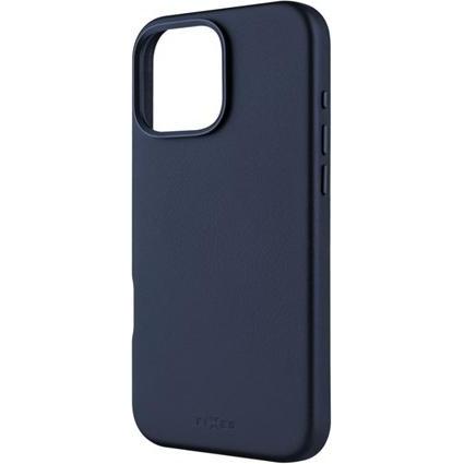 Fixed Fixiertes MagLeather Rückseite Apfel iPhone 16 Pro Max Leder Blau (Apple iPhone 16 Pro Max), Smartphone Hülle, Bla...