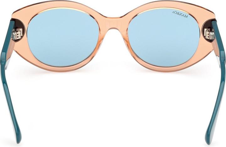 Actual product image Max&Co. Brown Green Round Sunglasses