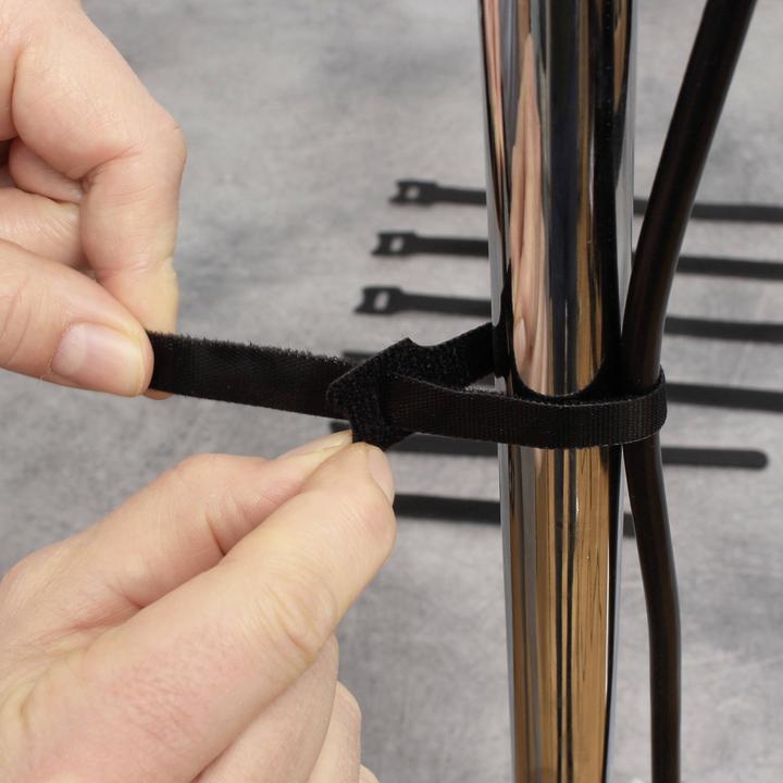 Produktbild Quadrios 23CA188 Klettkabelbinder zum Bündeln Haft- und Flauschteil (L x B) 350 (Klettkabelbinder, 350 mm, 10 Stk.)