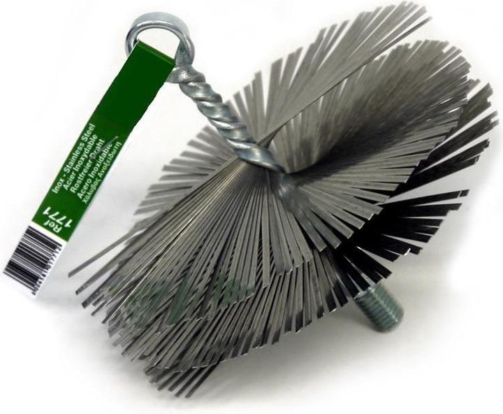 Schubiger Roestvrijstalen ronde borstel voor schoorsteen